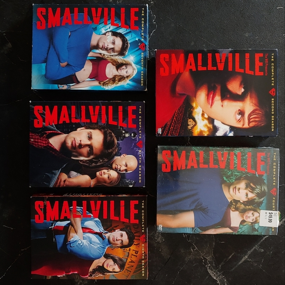 Warner Brother's Smallville TV Series-Seasons Two, Four, Six, Seven and Eight.